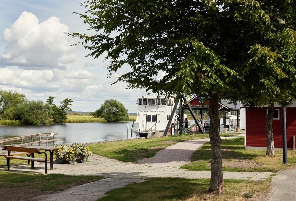 Gästhamnen i Kungsör vid Mälaren